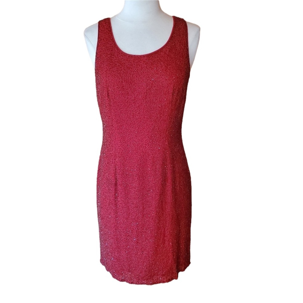 Vintage‎ Mark & John by Gopal Beaded Silk Dress